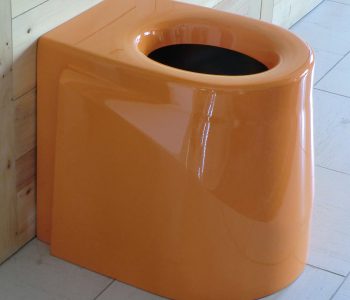Toilettes Néodyme orange d'Ecodomeo