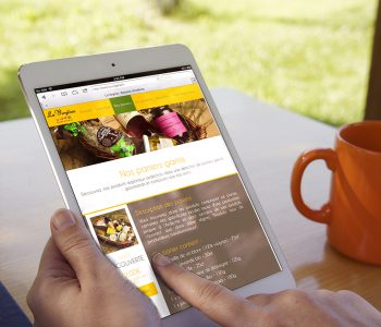 Utilisation sur tablette du site Internet de l’Épicerie La Virginie