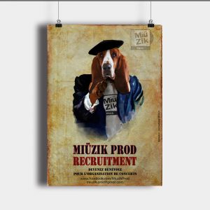 Miüzik Prod - Poster recrutement bénévole