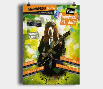 Miüzik Prod - Poster Sum'Rock Party